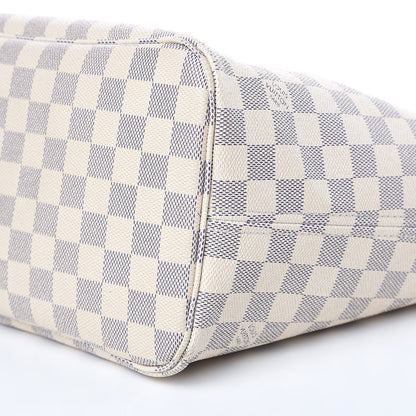 Louis Vuitton Damier Azur Neo Neverfull MM Rose Ballerine 9 of 16