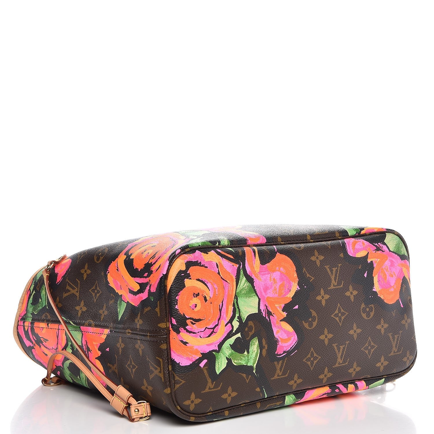Louis Vuitton Monogram Roses Neverfull MM 4 of 7