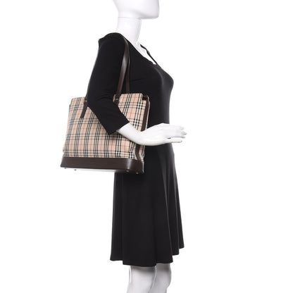 Burberry Vintage Check Tote Black 2 of 23