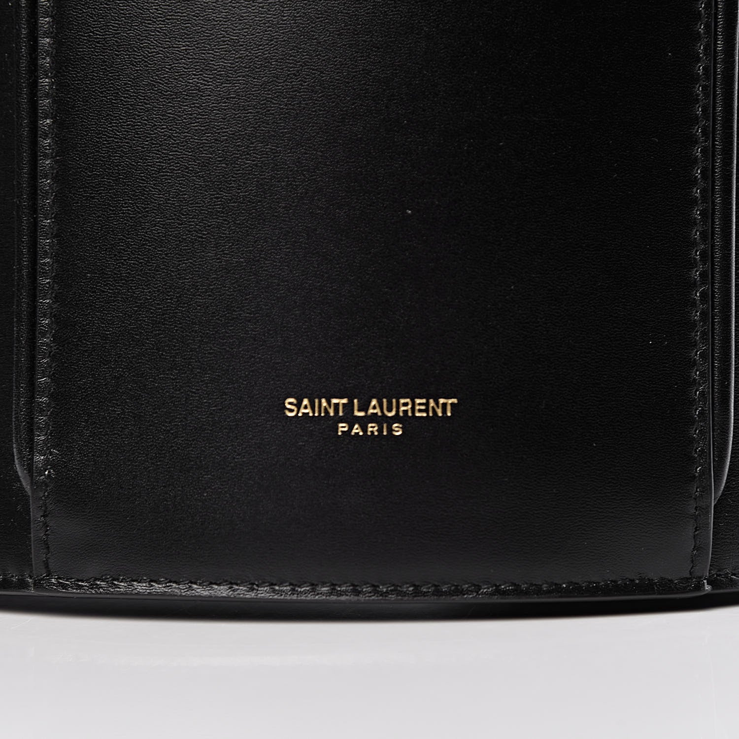 Saint Laurent Smooth Calfskin Medium Talitha Bucket Bag Black 10 of 10