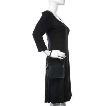 Louis Vuitton Epi Pochette Accessories 21 Black 2 of 15