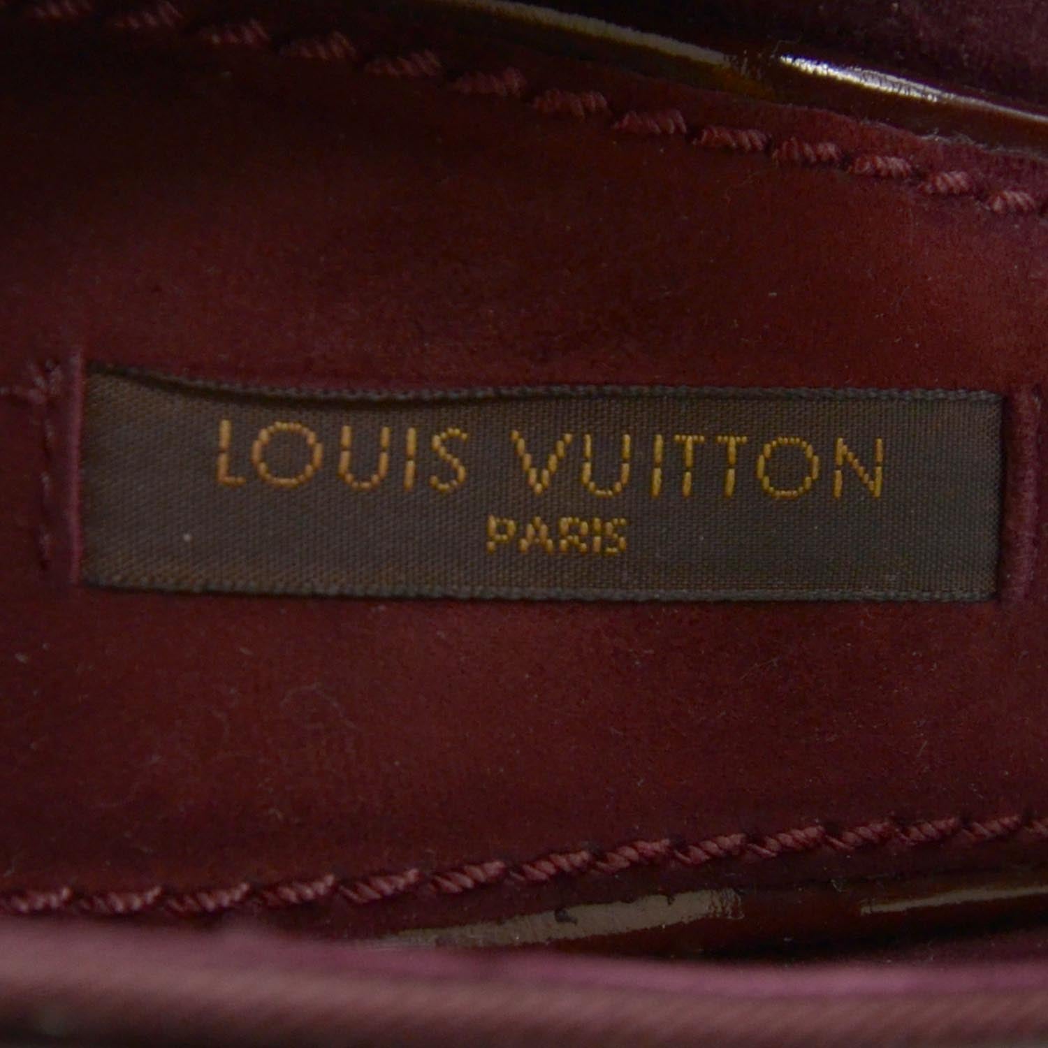 Louis Vuitton Balmoral Tassel Pumps Bordeaux 36.5 5 of 6