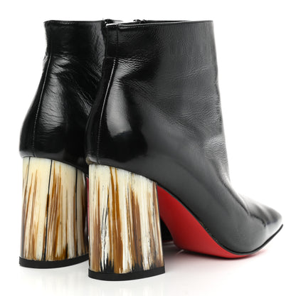Christian Louboutin Patent Hilconico 85 Booties 36.5 Black 4 of 8