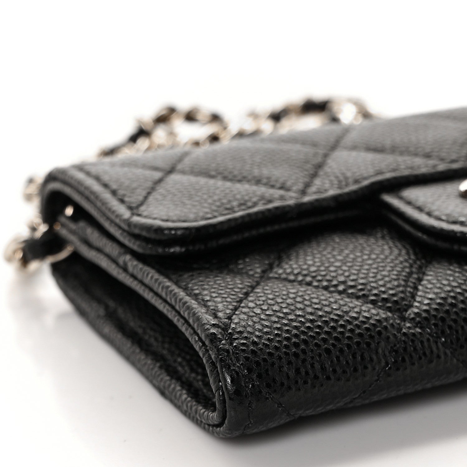 Chanel Caviar Quilted Flap Classic Belt Bag Black 8 of 9