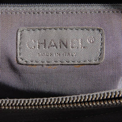 Chanel Caviar Quilted Grand Shopping Tote GST Light Grey 6 of 7