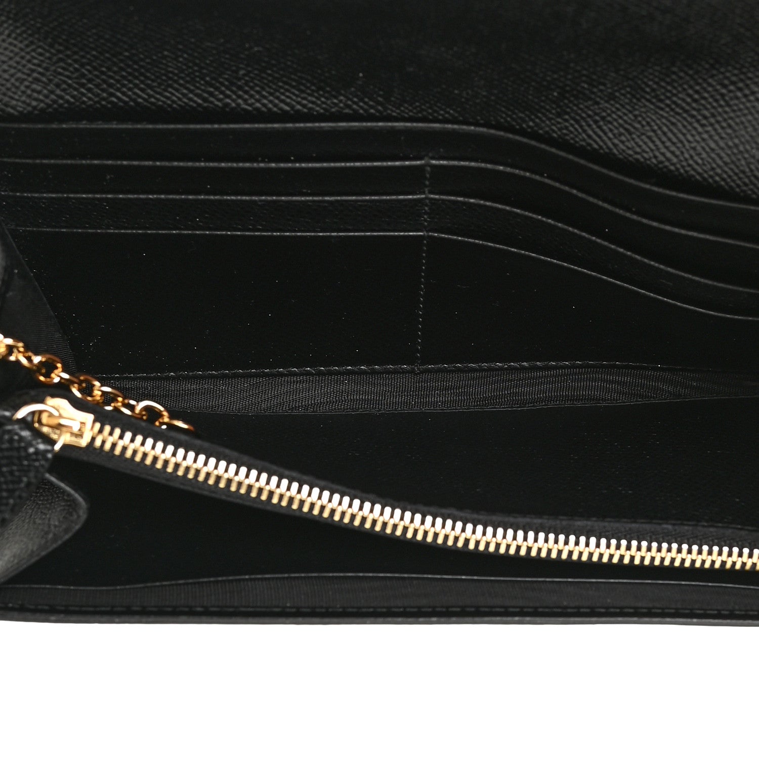 Salvatore Ferragamo Printed Calfskin Vara Bow Continental Wallet Black 7 of 17