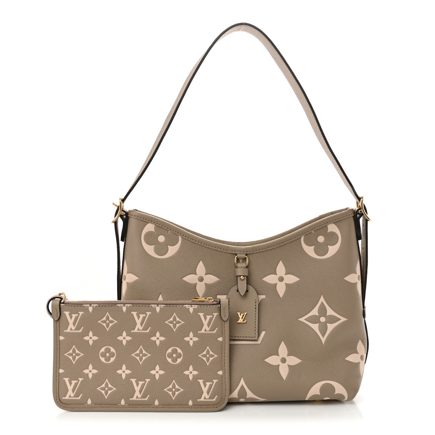 Louis Vuitton Empreinte Monogram Giant CarryAll PM Tourterelle