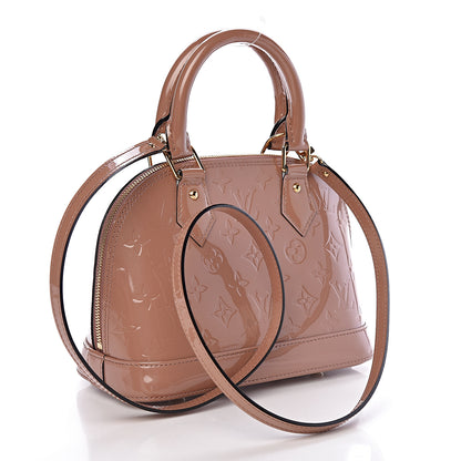 Louis Vuitton Vernis Alma BB Rose Velours 3 of 10