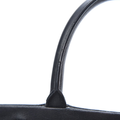 Saint Laurent Grained Calfskin Medium Fringe Cabas Rive Gauche Black 19 of 19
