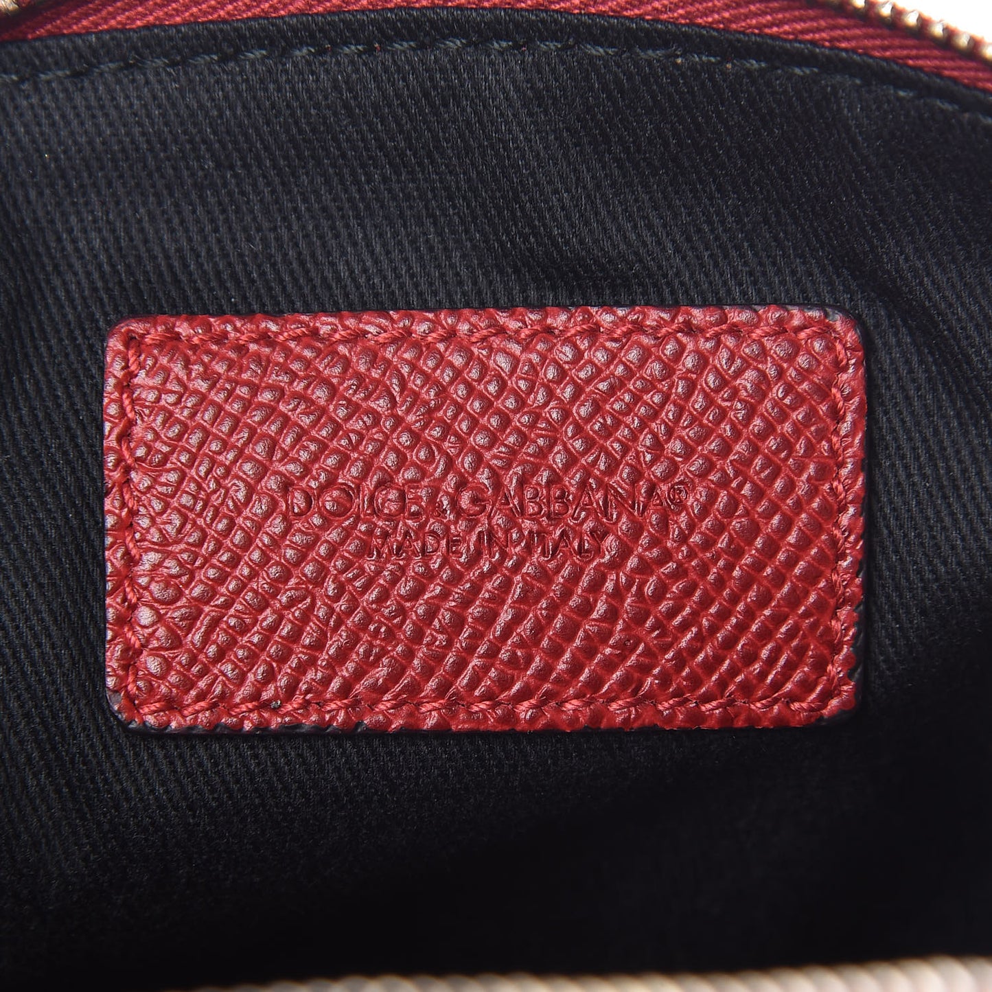 Dauphine Cosmetic Pouch Ciclamino Rosso