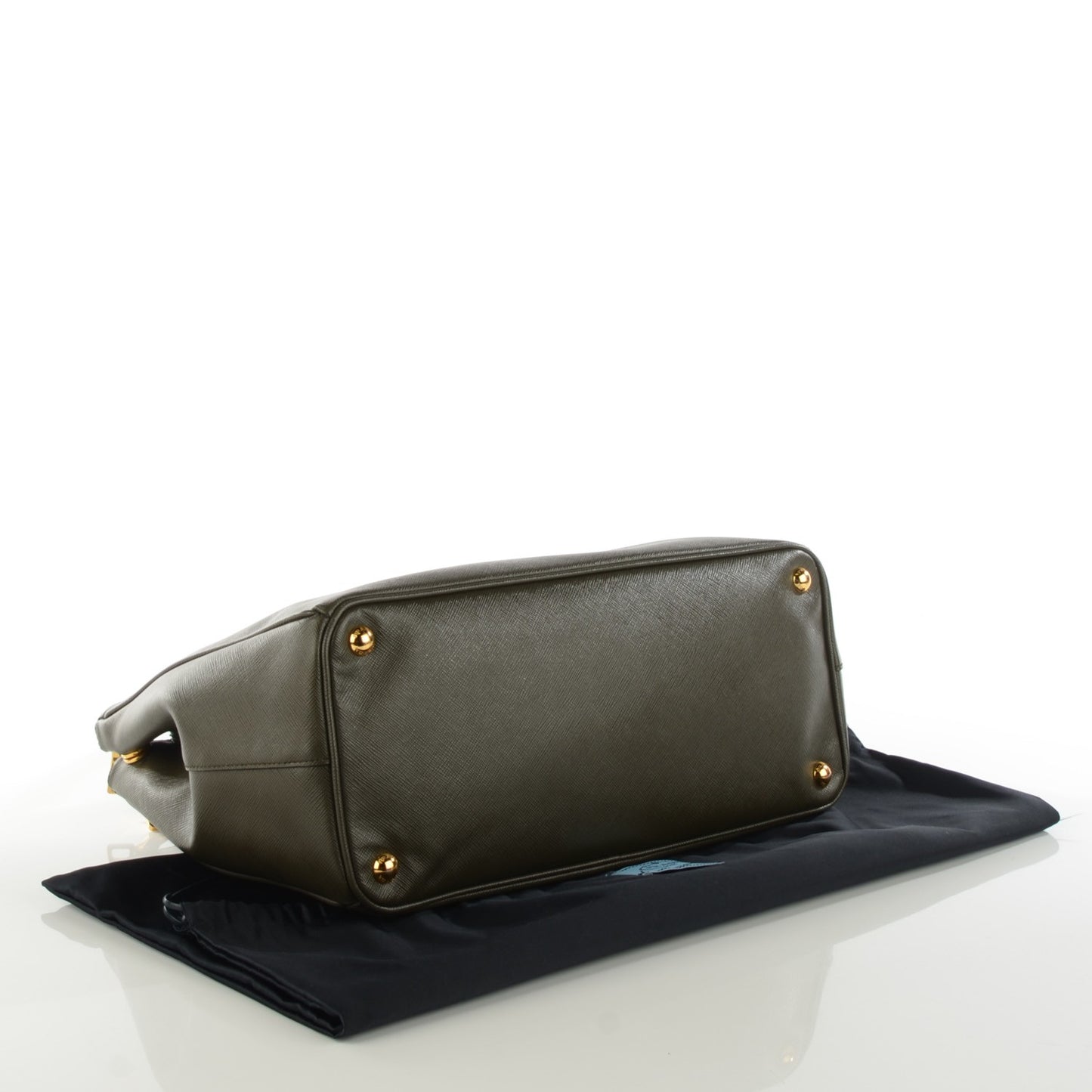 Saffiano Medium Galleria Double Zip Tote Militare