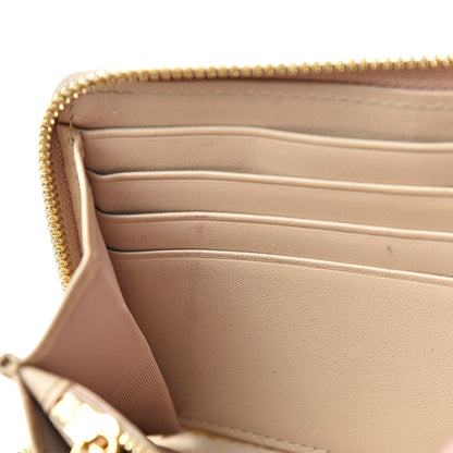 MCM Visetos Large Zip Around Wallet Beige 10 of 14
