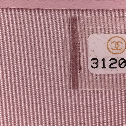 Chanel Caviar Quilted Compact Flap Wallet Light Pink 8 of 9