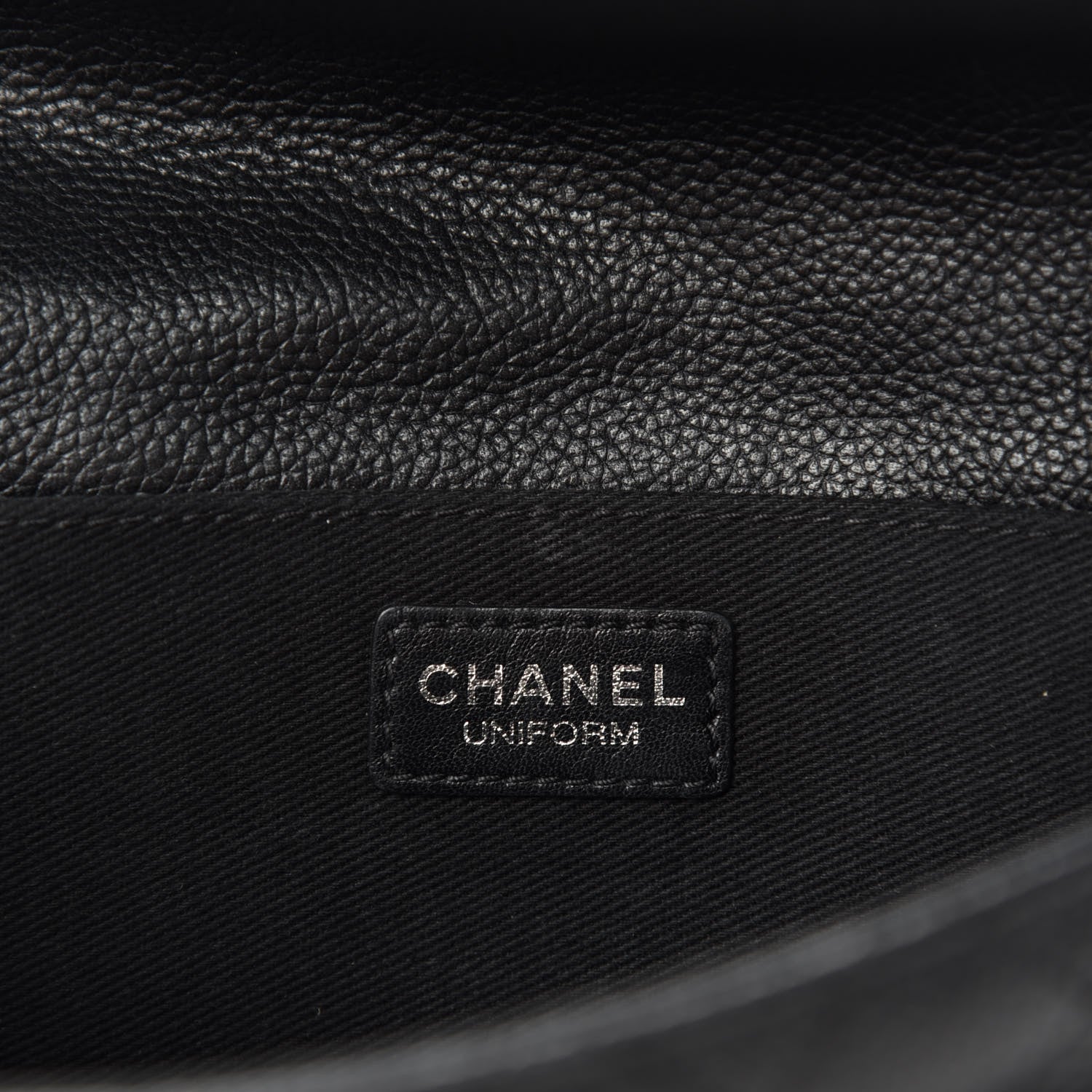 Chanel Grained Calfskin Quilted 2.55 Reissue Flap Belt Bag Clutch Black 11 of 13