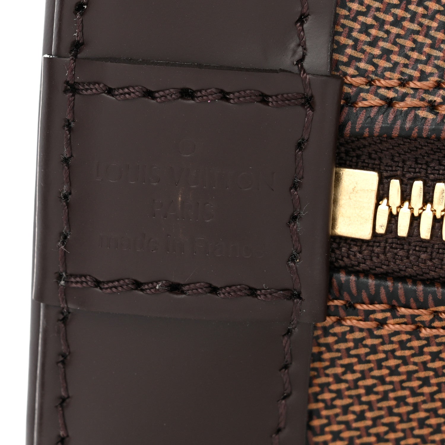 Louis Vuitton Damier Ebene Alma BB 6 of 9