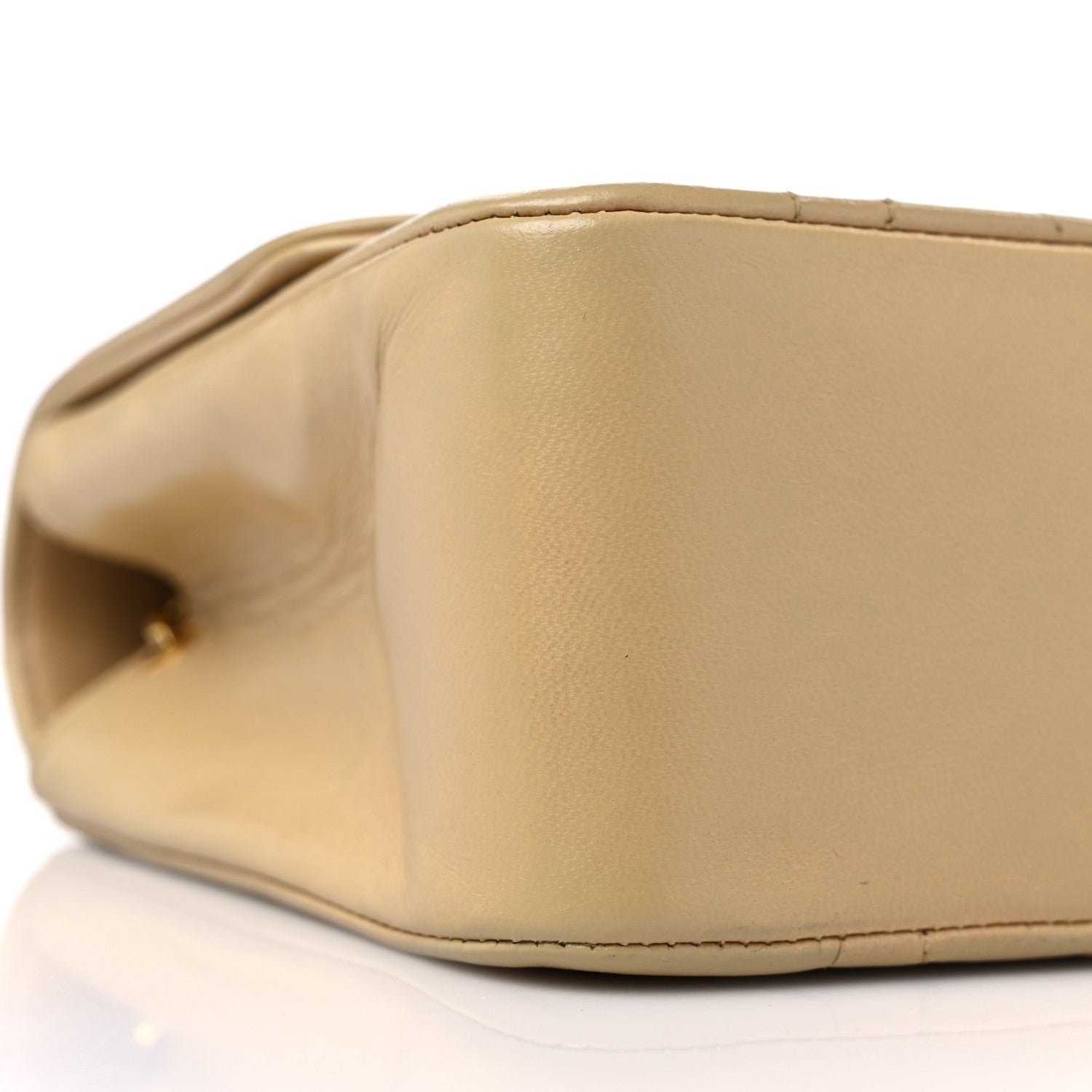 Chanel Lambskin Quilted Small Single Flap Beige 8 of 14