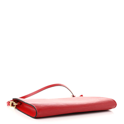 Louis Vuitton Epi Pochette Accessories 24 Castillan Red 4 of 9