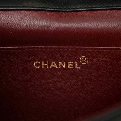 Chanel Lambskin Chevron Quilted Flap Black 6 of 15