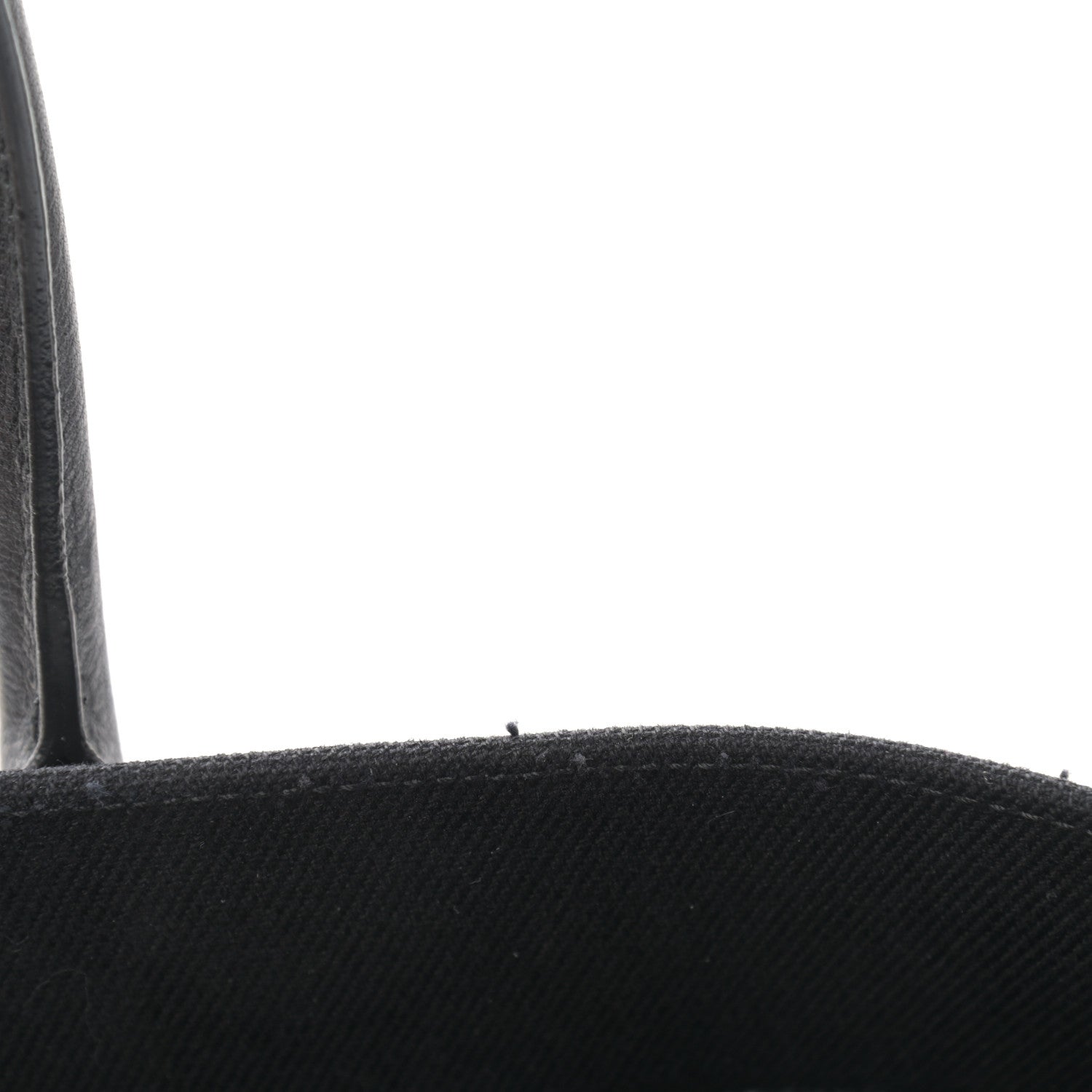 Saint Laurent Linen Calfskin Rive Gauche Tote Black 13 of 13