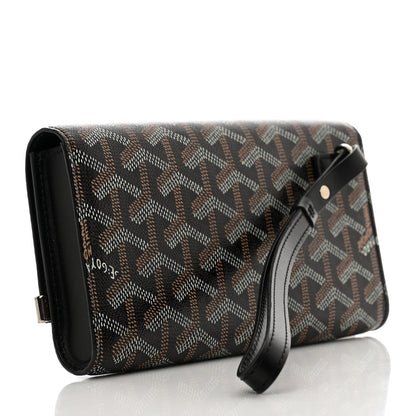 Goyard Goyardine Monte Carlo Bois Clutch Black 3 of 7