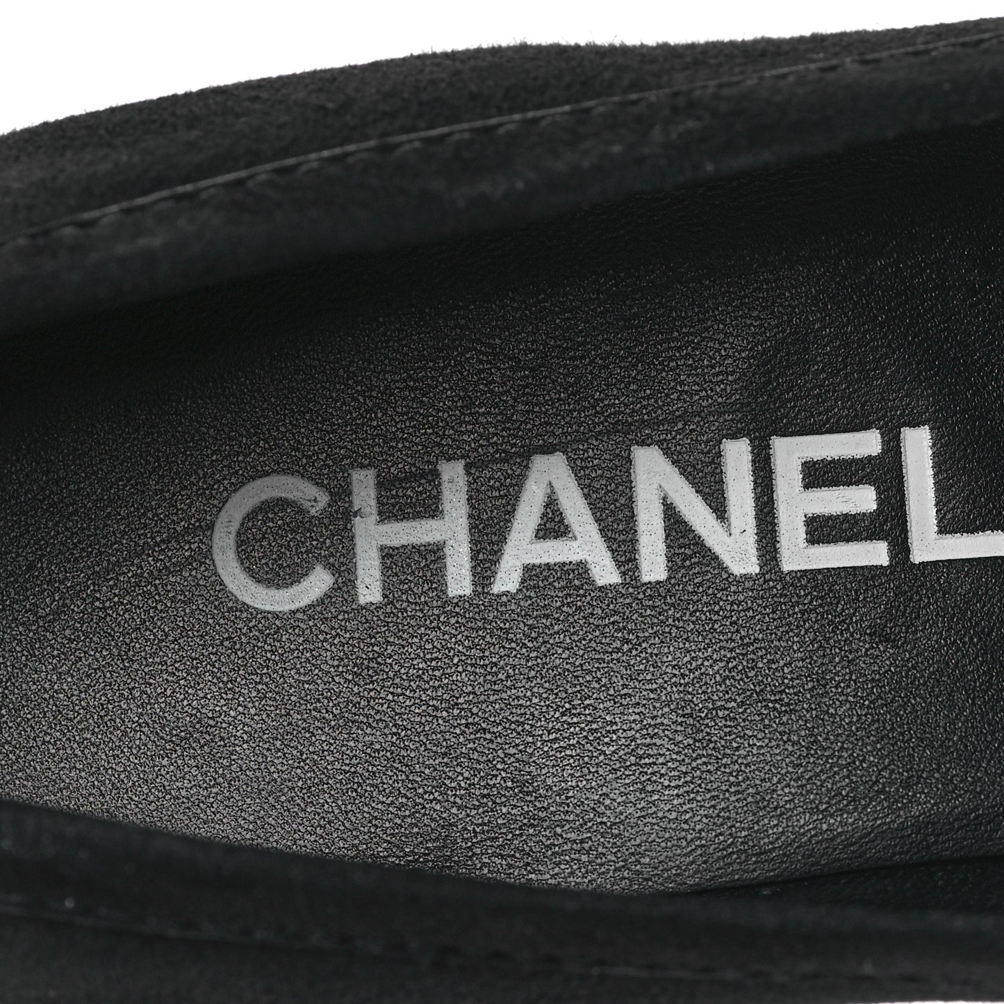 Suede CC Platform Loafers 36.5 Black