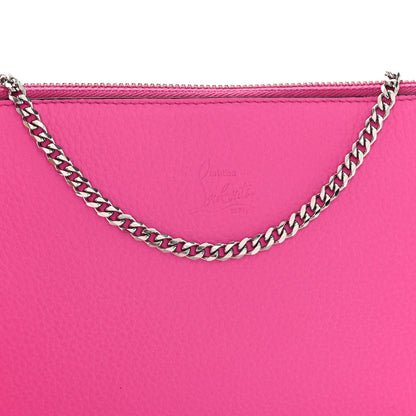 Christian Louboutin Calfskin Empire Loubila Pouch on Chain Bolerose Loubi 7 of 10