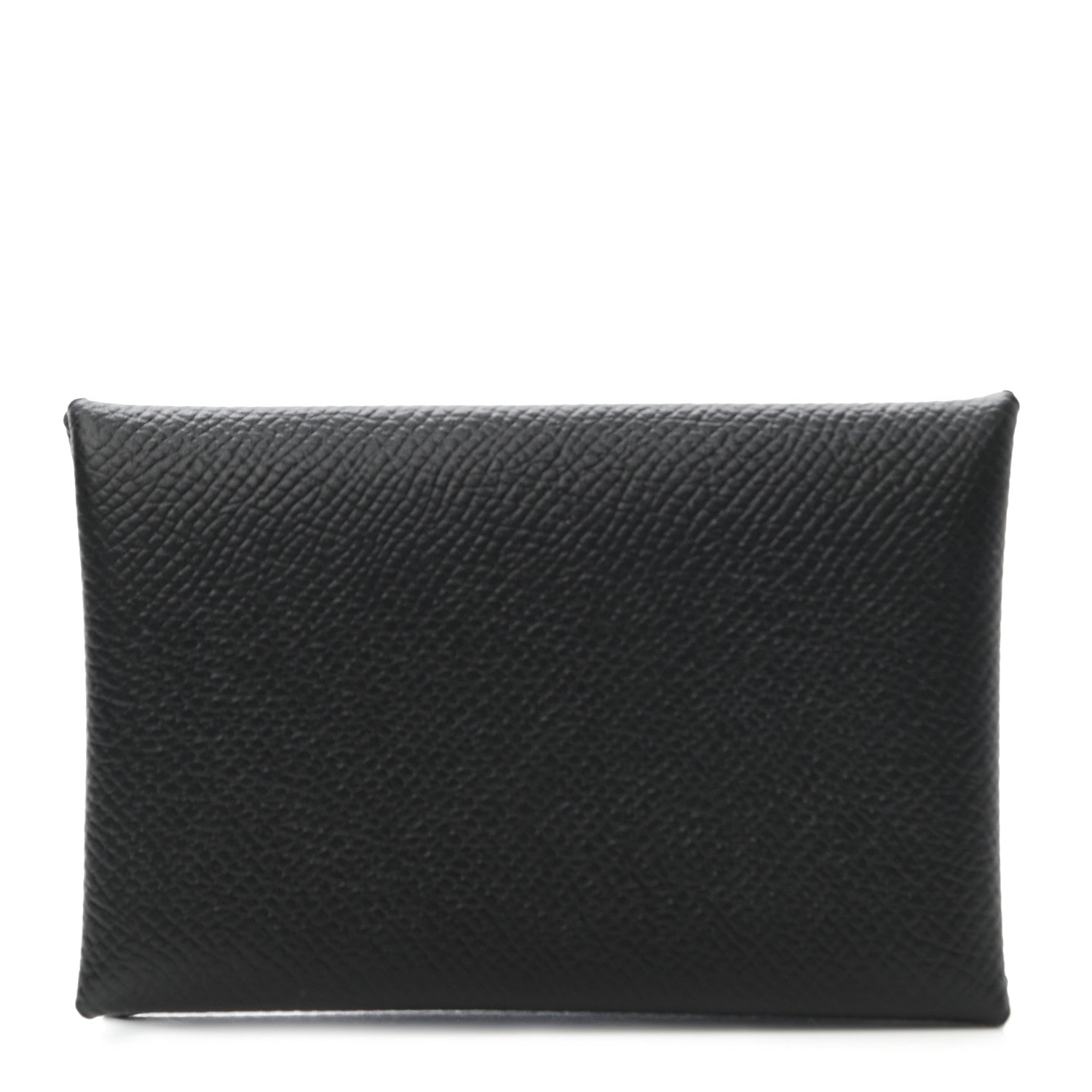 Hermes Epsom Calvi Card Case Black 1 of 7