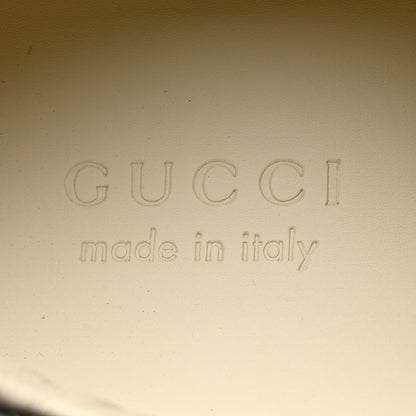 Gucci Metallic Nappa Interlocking G Perforated Mens Ace Sneakers 9 Argento 7 of 9