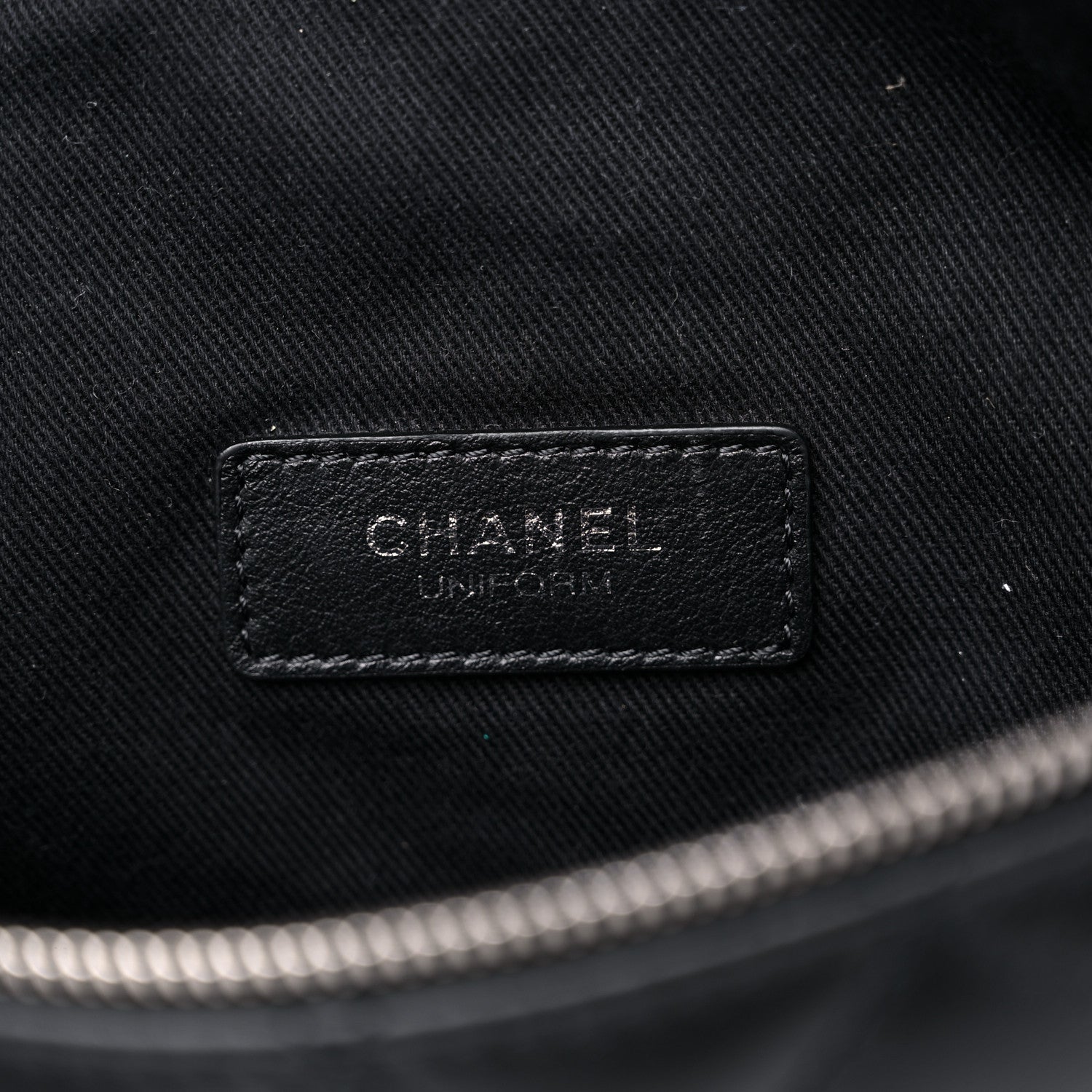 Chanel Calfskin Quilted Waist Belt Bag Black 6 of 10