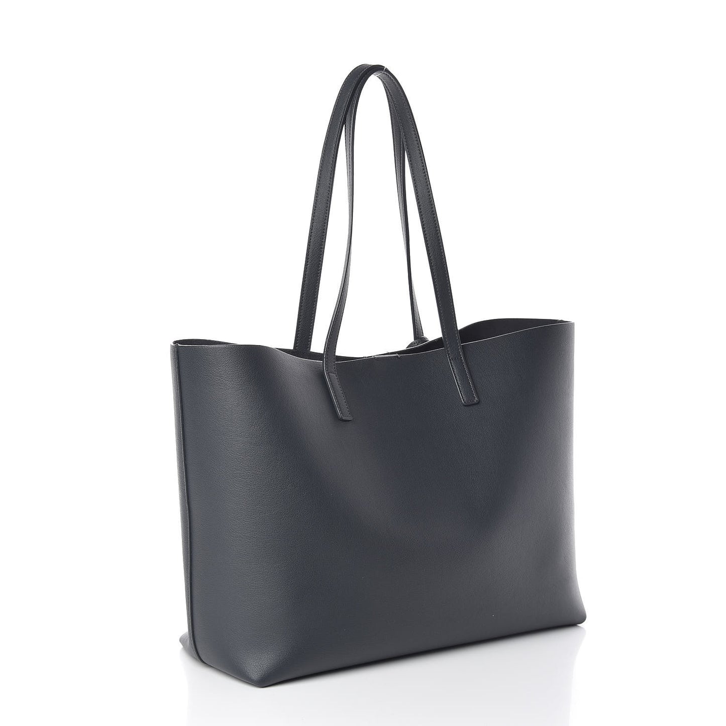 Calfskin Large Shopping Tote Deep Marine