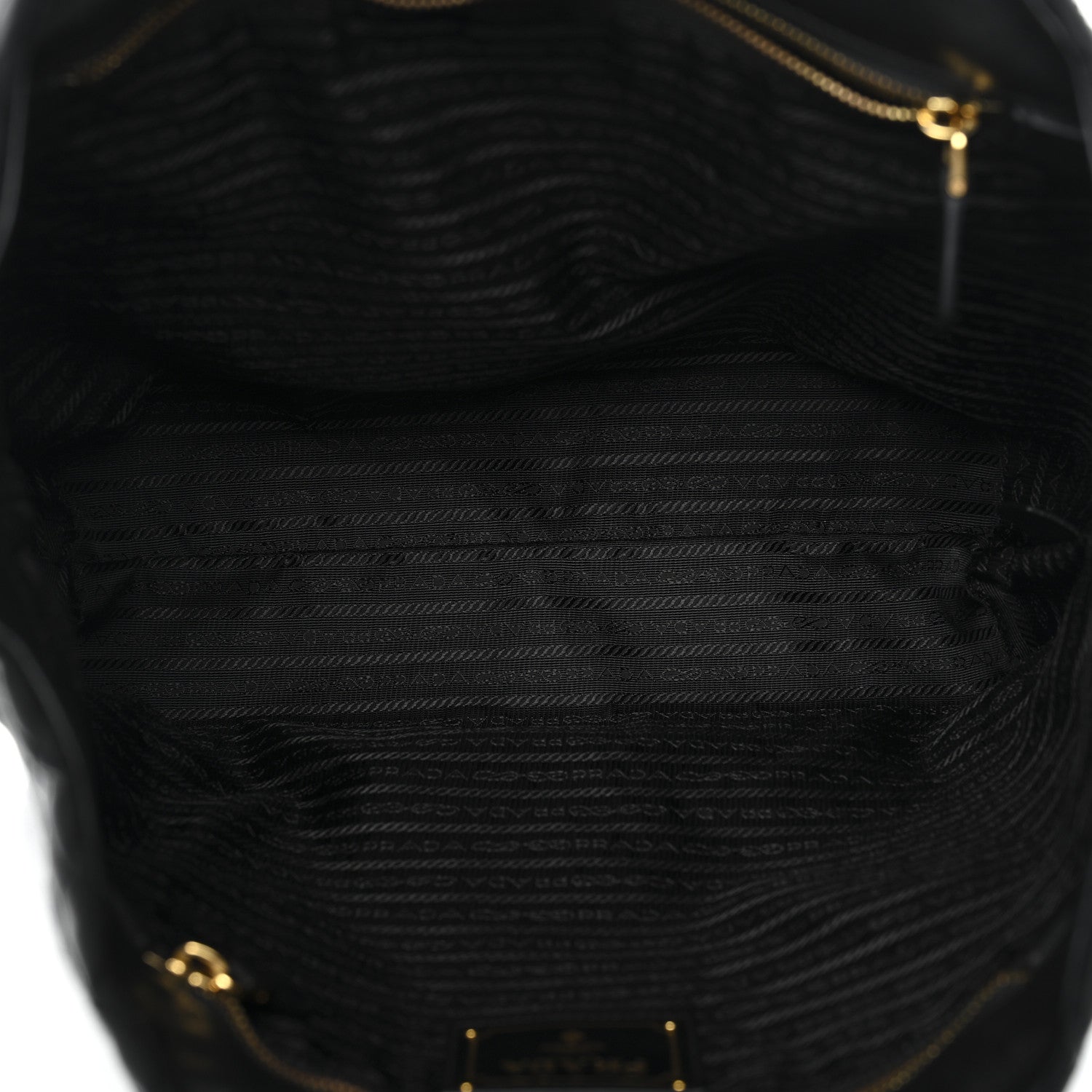 Prada Tessuto Nylon Quilted Shopping Tote Black 4 of 13
