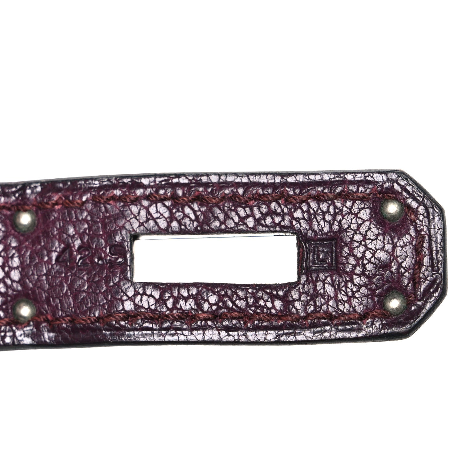 Hermes Chevre de Coromandel Kelly Retourne 32 Quetsche 7 of 11