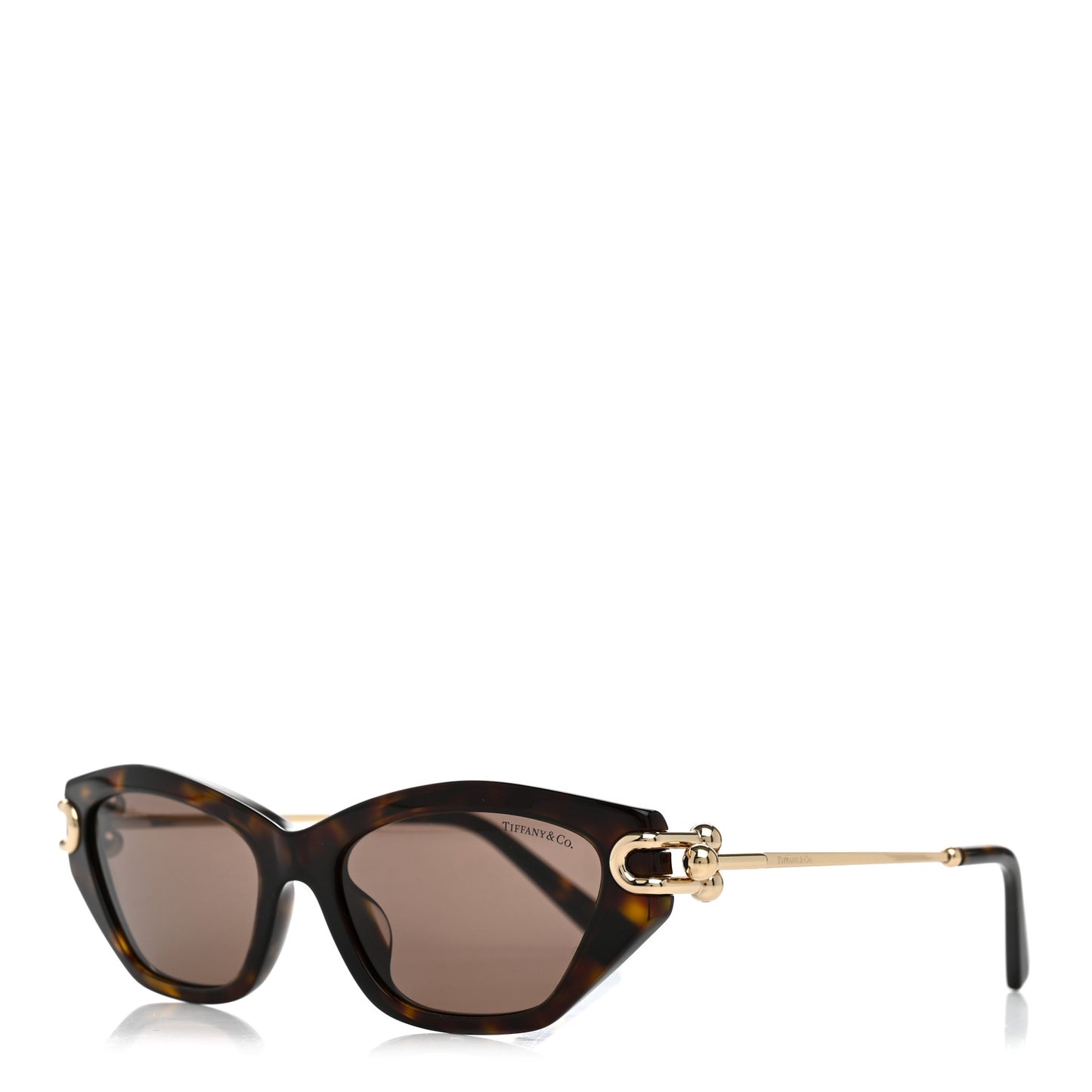 Acetate HardWear Cat Eye Sunglasses TF4231U Tortoise Brown