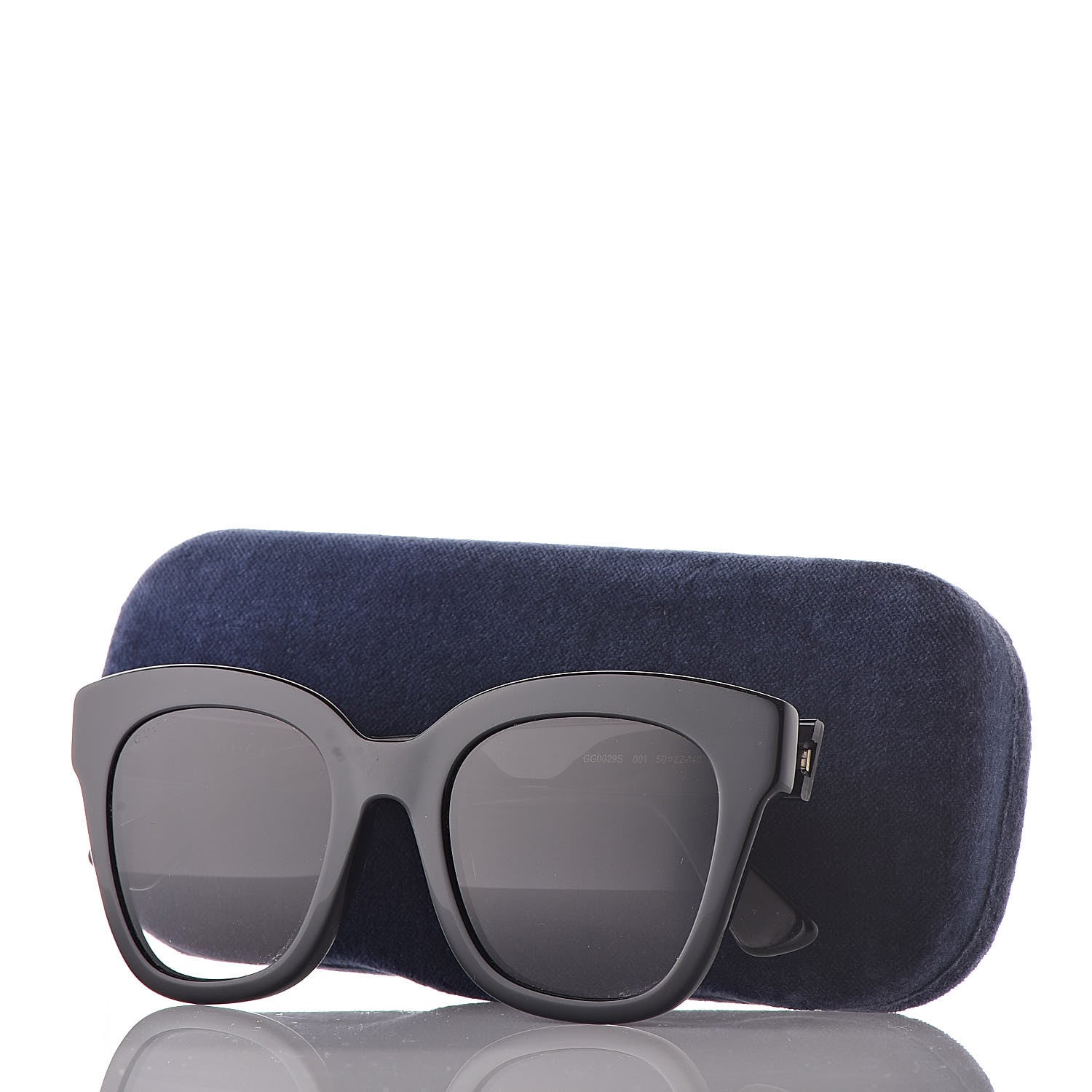 Gucci Acetate Square Frame Sunglasses GG0029S Black 8 of 8