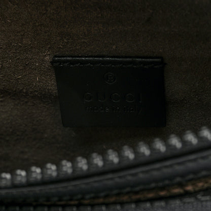 Gucci GG Supreme Monogram Belt Bag Black 6 of 10
