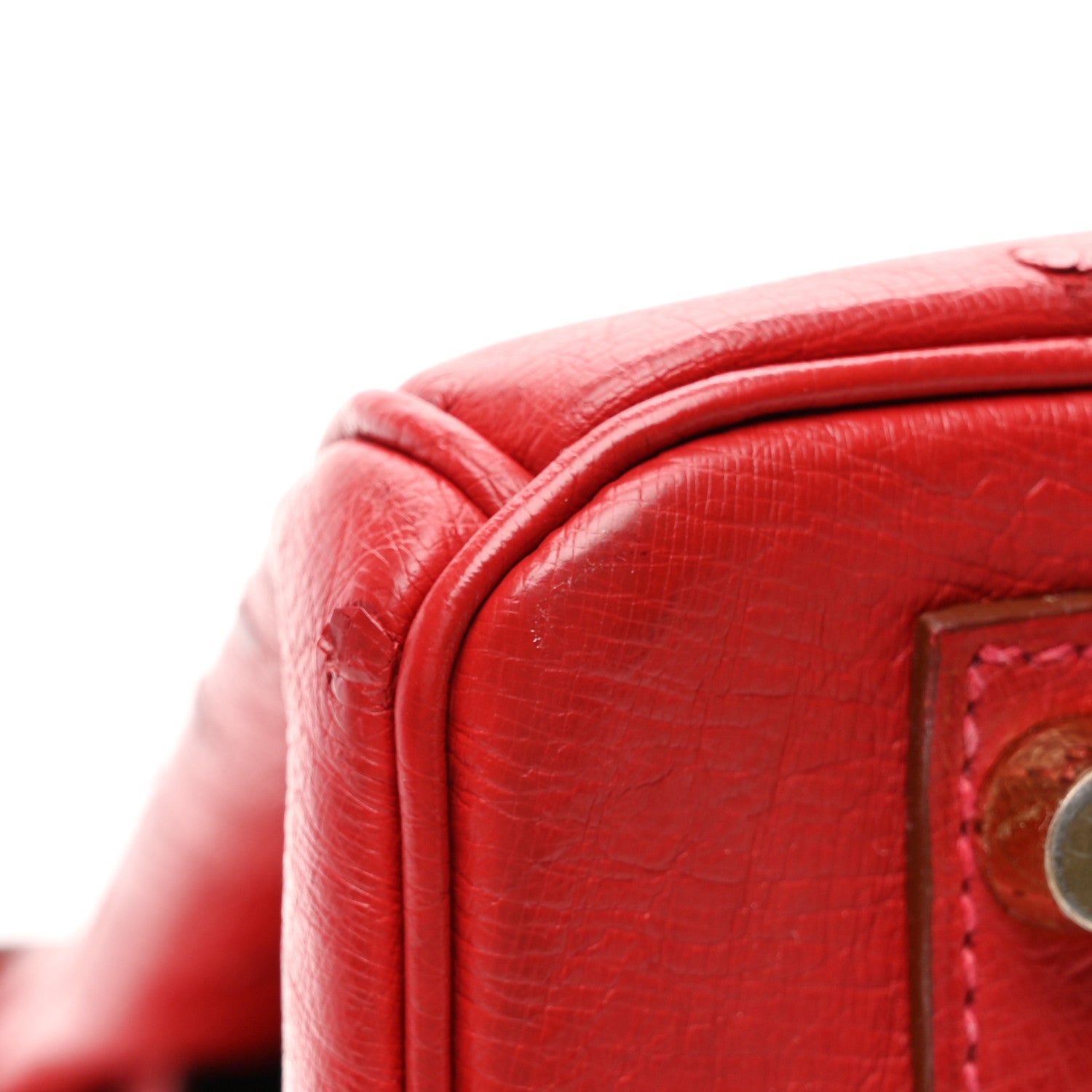Hermes Ostrich Birkin 30 Rouge Vif 12 of 12