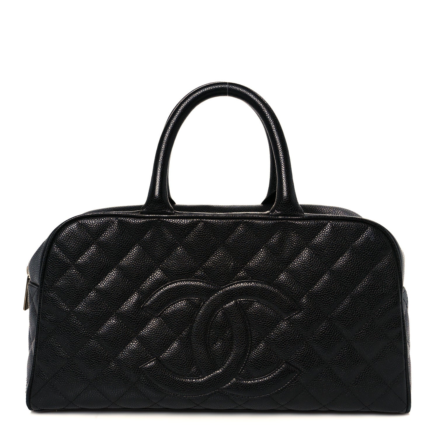 Chanel Caviar Quilted Large Bowler Bag Black 1 of 12