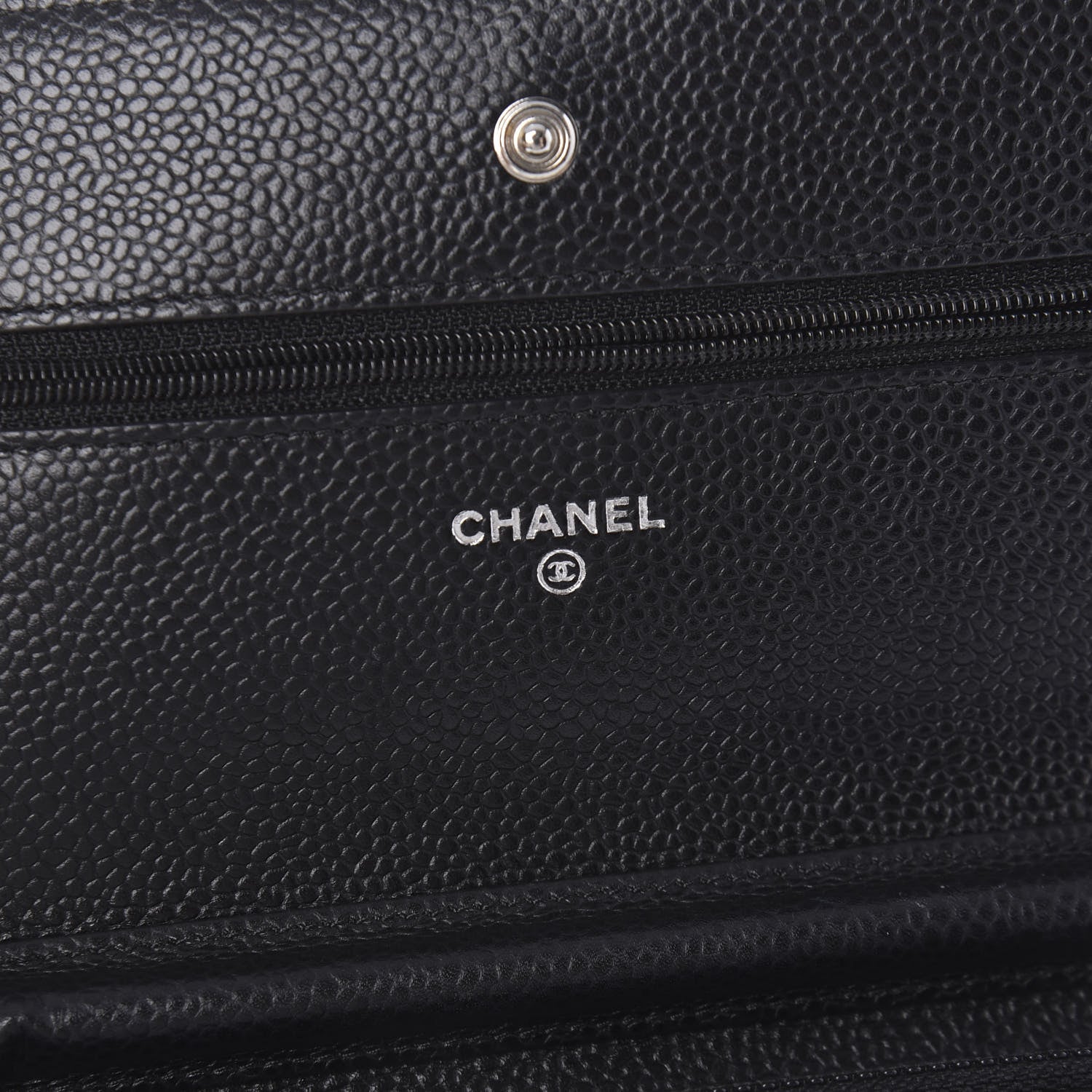 Chanel Caviar Quilted Wallet On Chain WOC Black 8 of 11