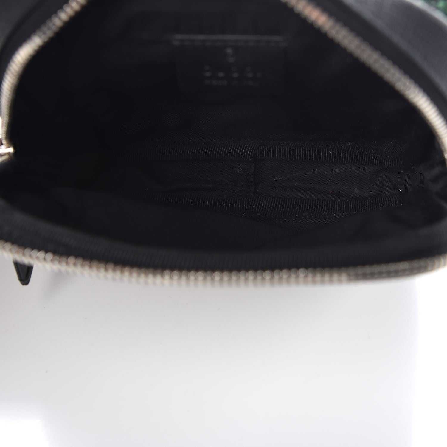 Gucci GG Supreme Monogram Web Belt Bag Black 5 of 11