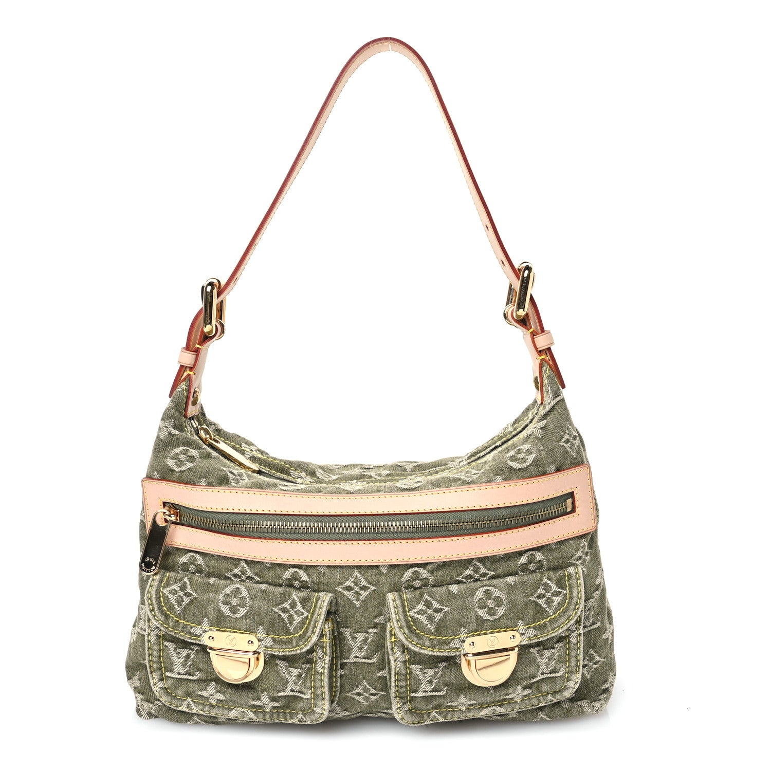 Louis Vuitton Monogram Denim Baggy PM Lichen 1 of 10