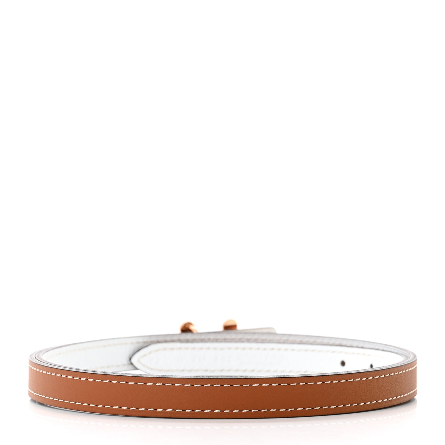 Swift Epsom 24mm Bubbles H Belt 75 Gold White