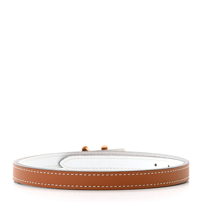 Hermes Swift Epsom 24mm Bubbles H Belt 75 Gold White 2 of 5