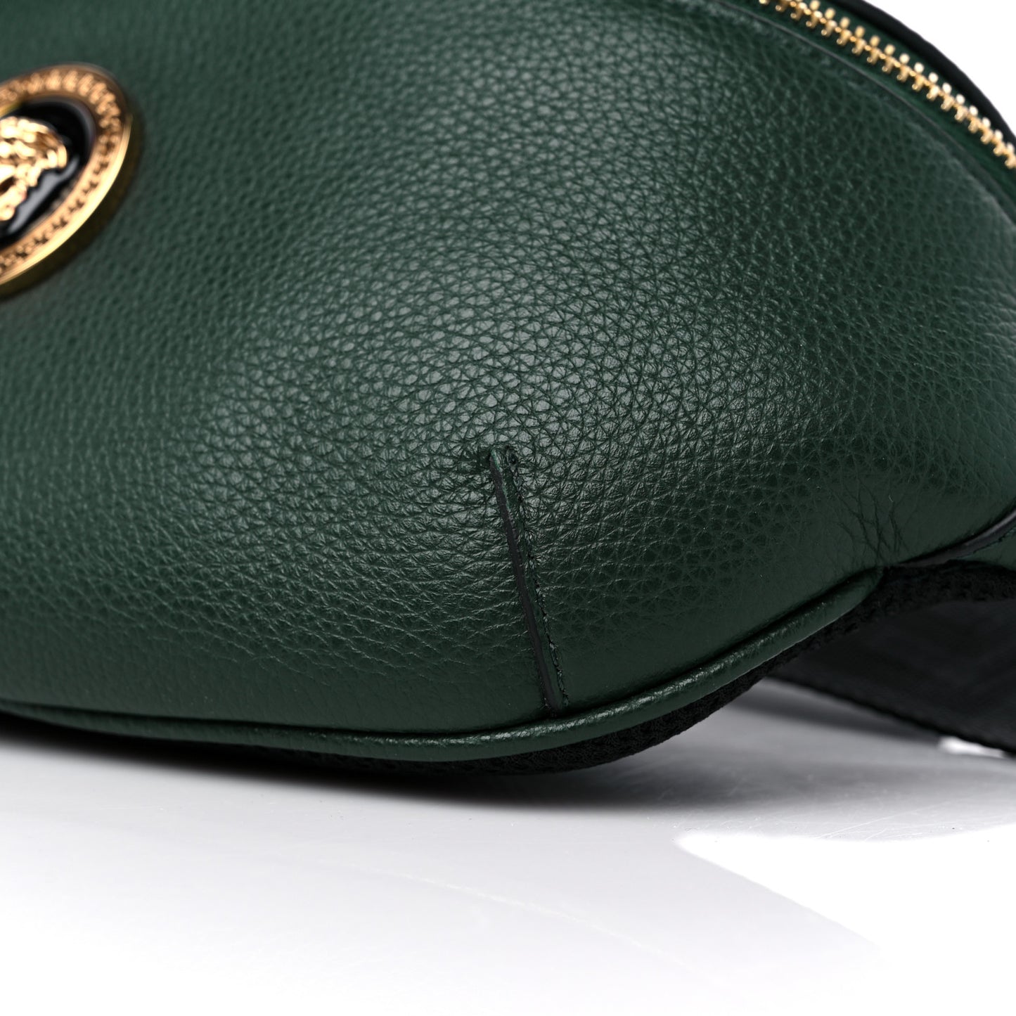 Grained Calfskin Vanitas Medea Belt Bag Green