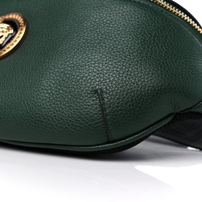 Versace Grained Calfskin Vanitas Medea Belt Bag Green 9 of 9