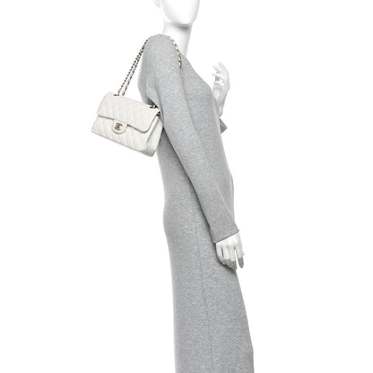 Chanel Caviar Quilted Small Double Flap White 2 of 10