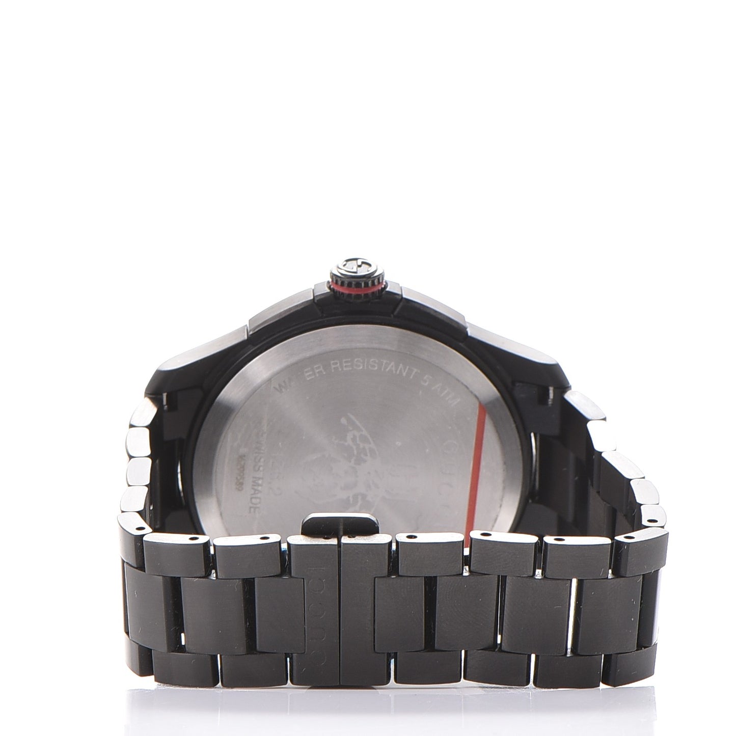 PVD Stainless Steel 44mm G-Timeless Chronograph Quartz Watch Black