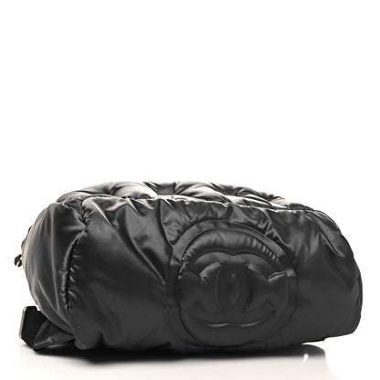 Chanel Nylon Embossed Small Doudoune Backpack Black 4 of 10