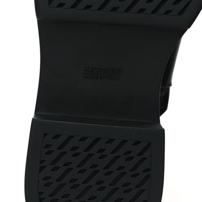 Hermes Calfskin Veo Ankle Boots 38 Black 6 of 8