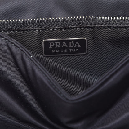 Prada Nylon Tessuto Chain Shoulder Bag Black 7 of 10
