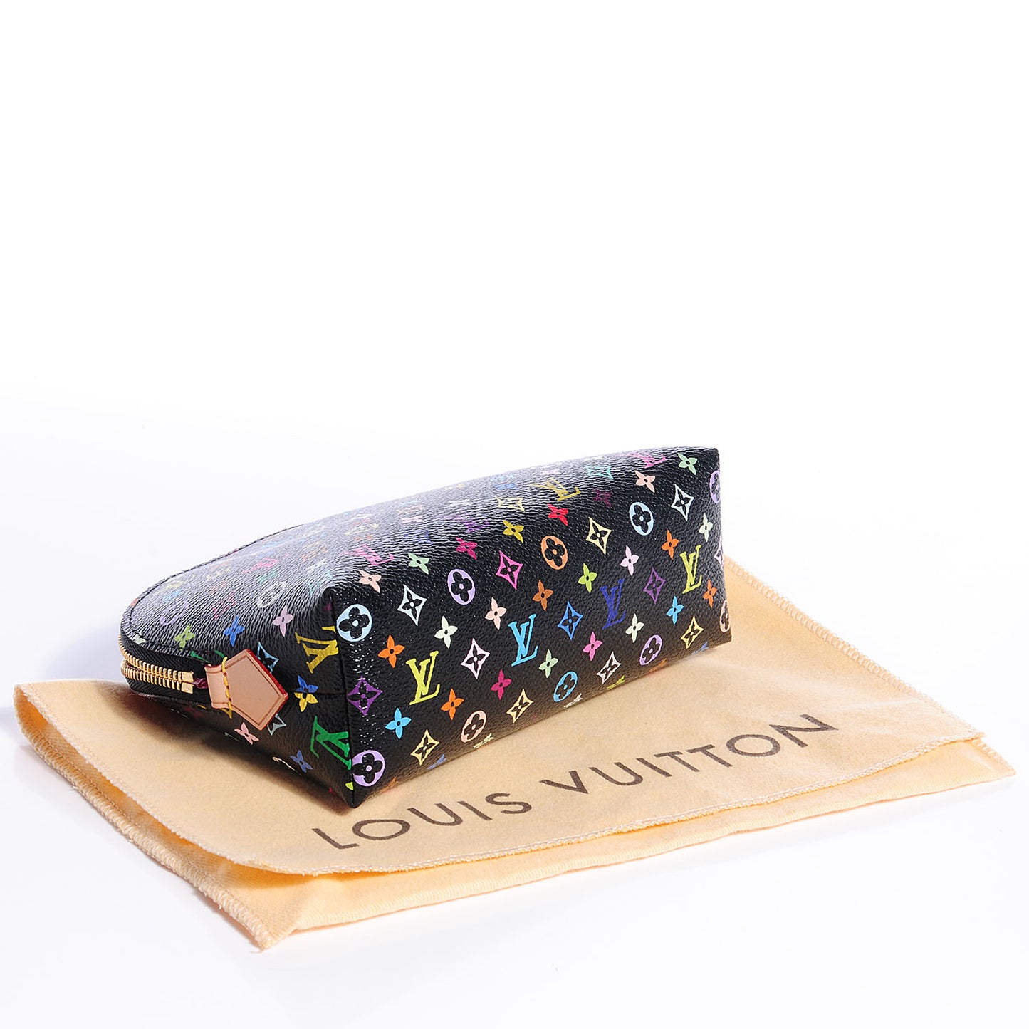 Monogram Multicolor Cosmetic Pouch Black Grenade